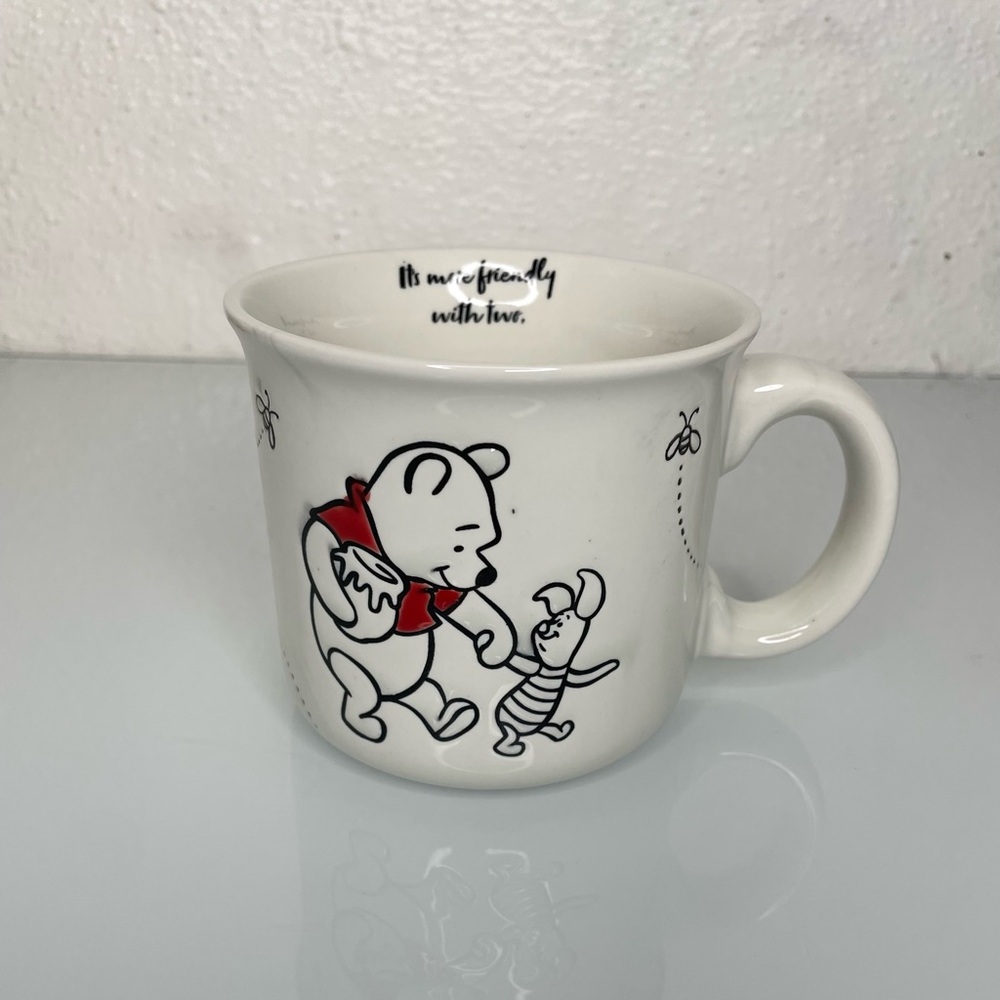Winnie the Pooh and Friends "It's more friendly with two" Mug